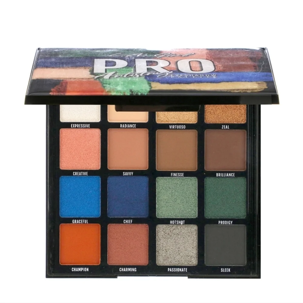 LA Girl Artistry Pro Eyeshadow Palette - Vibrant 16 Multi-Color - Picture 1 of 3